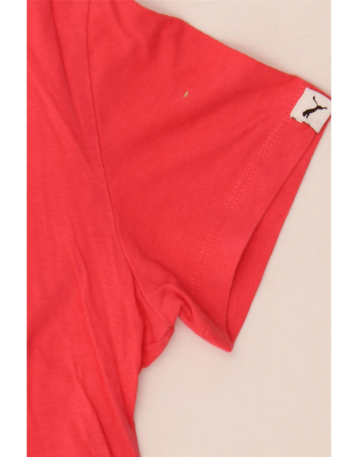 Puma Girls Grafisk T-Shirt Top 13-14 år Pink