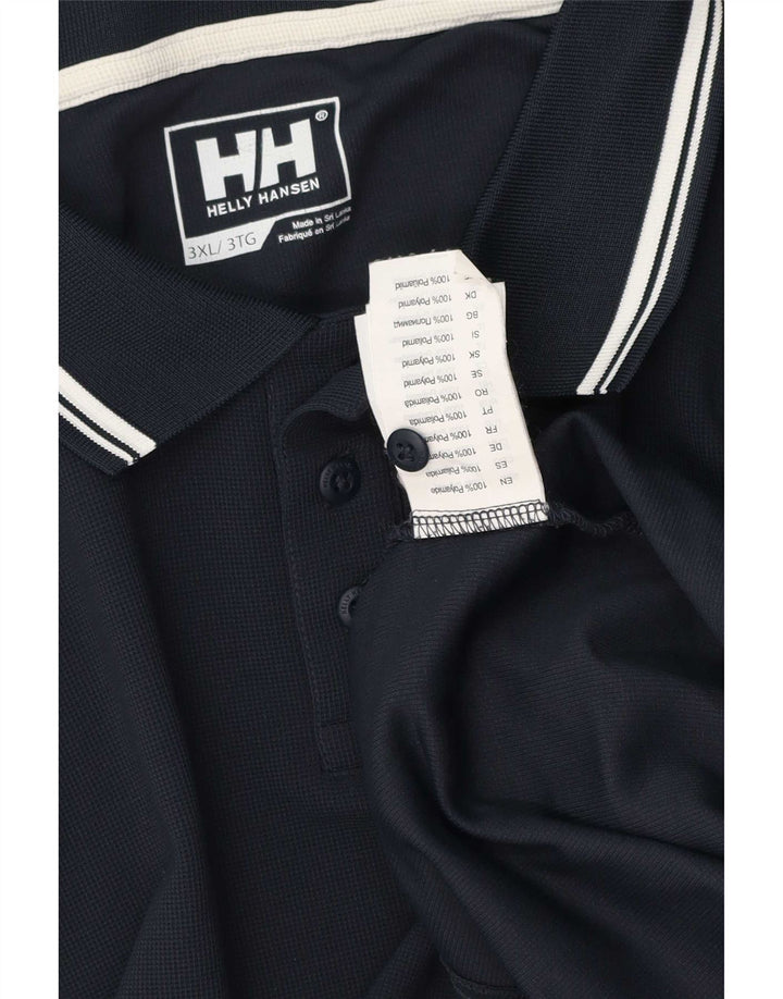 Helly Hansen Herre Polo Shirt 3XL Navy Blue Polyester