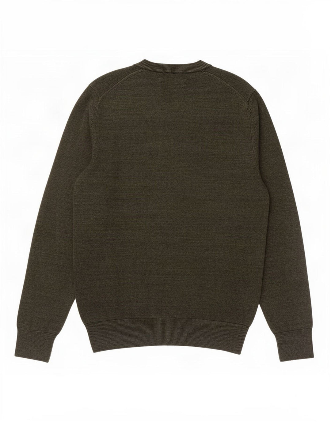 Marks & Spencer Herre sweater med rund hals, lille Khaki Flecked Bomuld