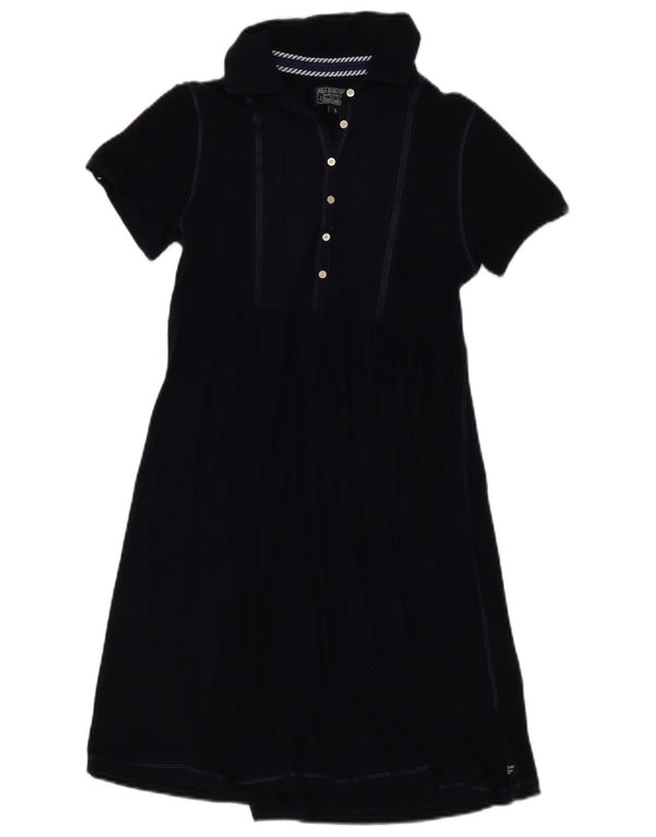 Polo Ralph Lauren Dame Polo Dress UK 10 Small Navy Blue Bomuld