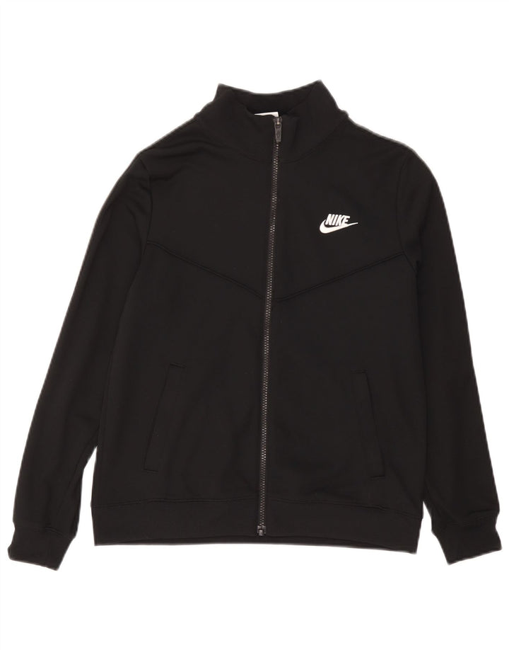 Nike Træningsdragt Topjakke til drenge 12-13 år Stor sort polyester