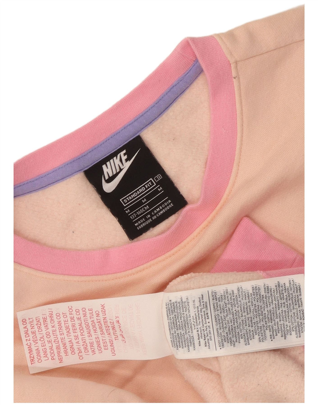 Nike Girls Graphic Sweatshirt Jumper 10-11 år Medium Flerfarvet