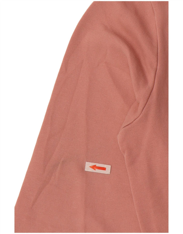 Champion Womens Crop Graphic Oversized Sweatshirt Jumper UK 10 Small Pink