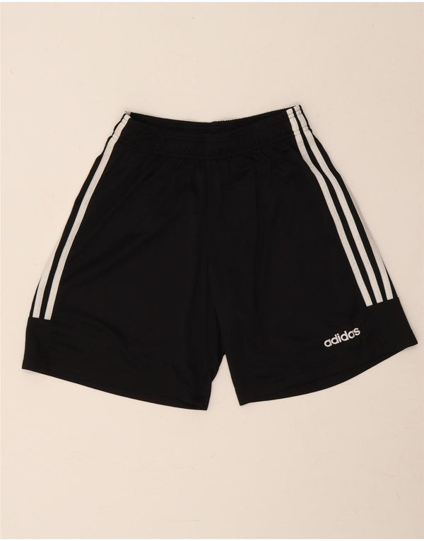 Adidas Womens Climalite Sports Shorts UK 12 Medium Black Polyester