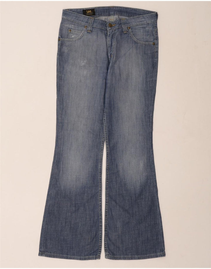 LEE Dame Felton Flared Jeans W32 L31 Blå Bomuld