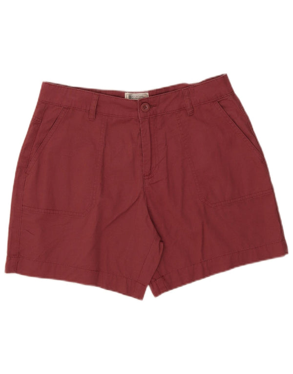 Mountain Warehouse Dame Chino Shorts UK 10 Small W30 Red Bomuld