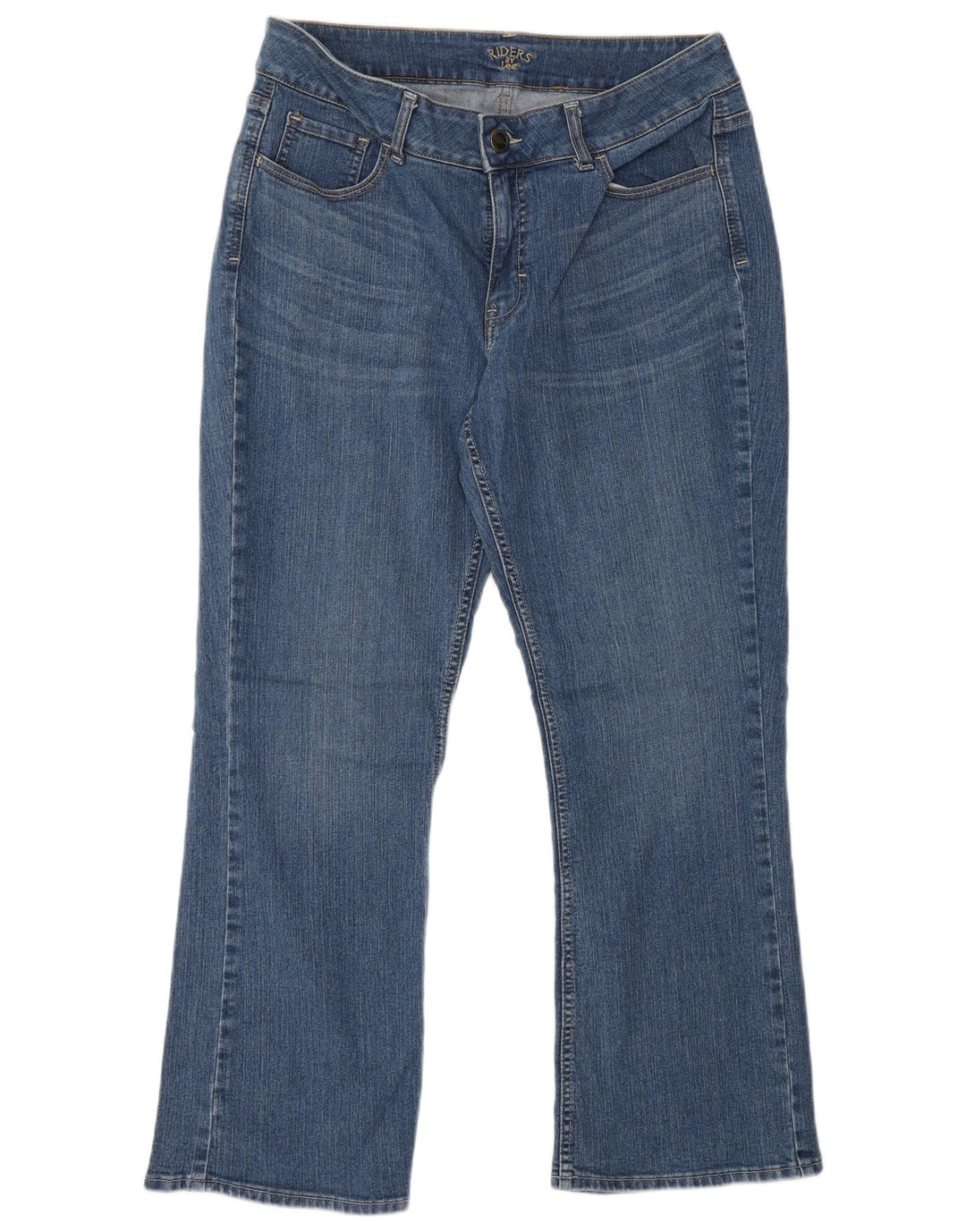Lee Womens Riders Bootcut Jeans US 12 Large W34 L28 Blue Cotton