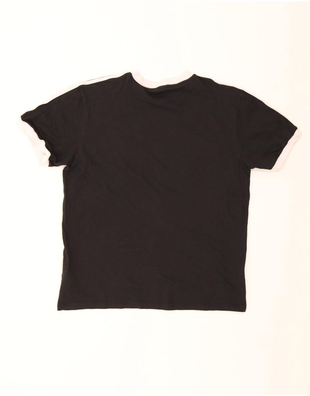 Adidas Herre T-Shirt Top Medium Sort Bomuld
