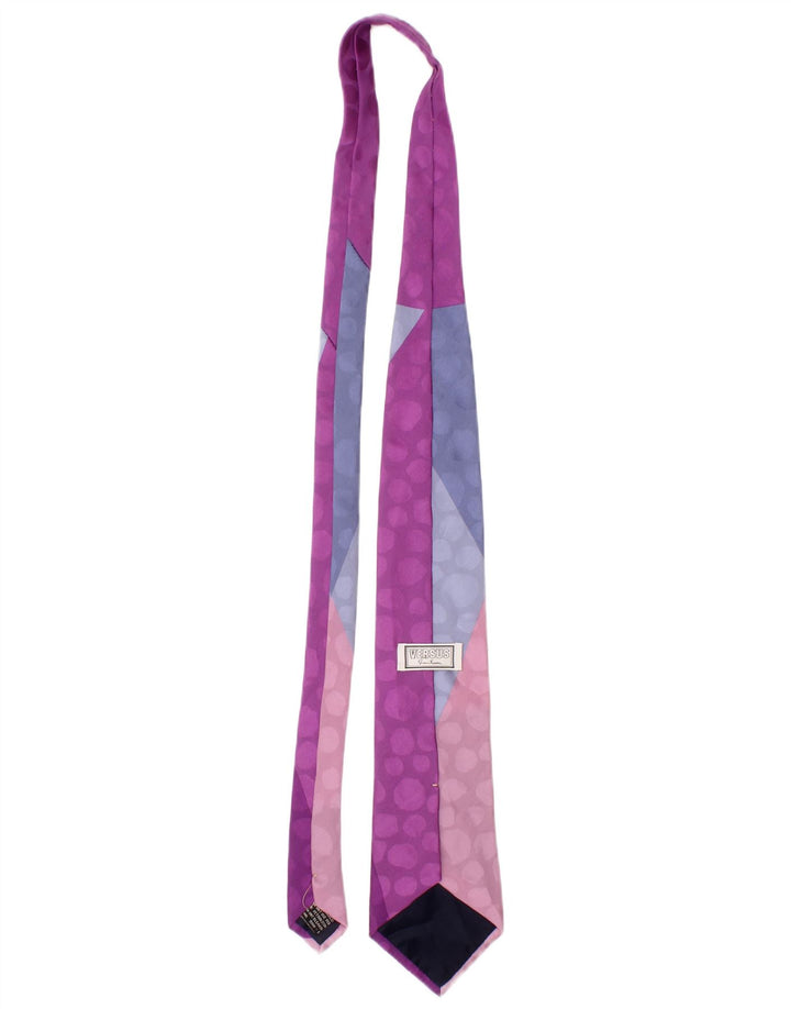 Versus By Gianni Versace Herre slips One Size Lilla Colourblock Silke Designer