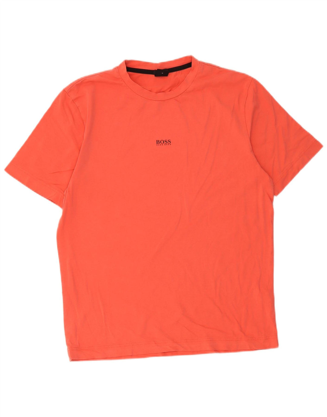 Hugo Boss Herre Relaxed Fit T-Shirt Top Medium Orange Bomuld