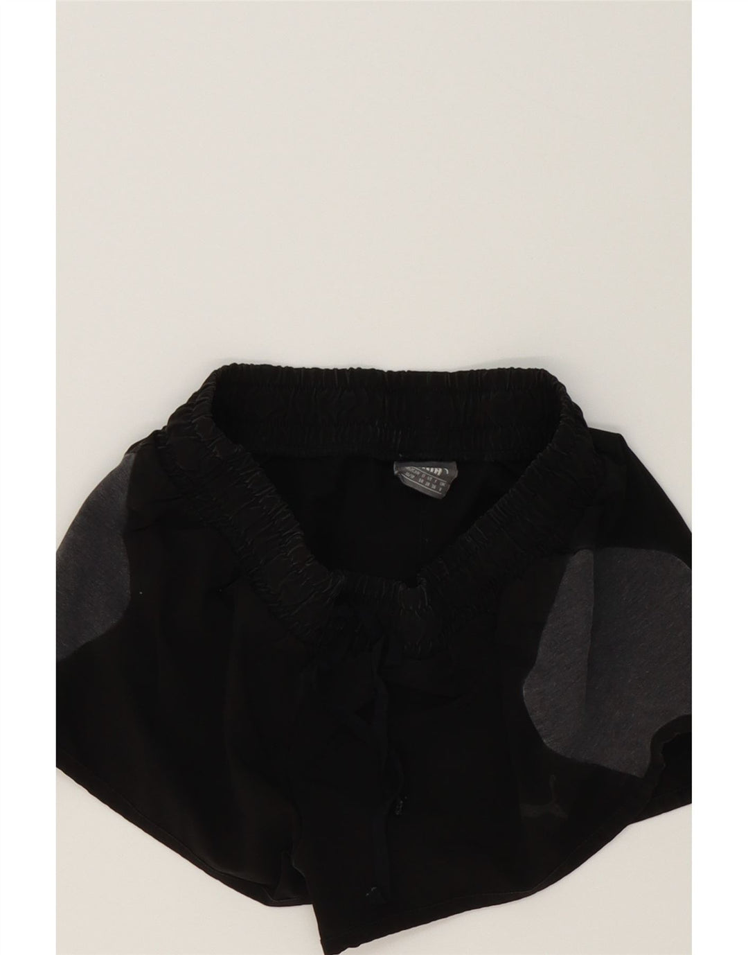 PUMA Womens Sport Shorts UK 8 Small  Black Colourblock Polyester Vintage Puma and Second-Hand Puma from Messina Hembry 