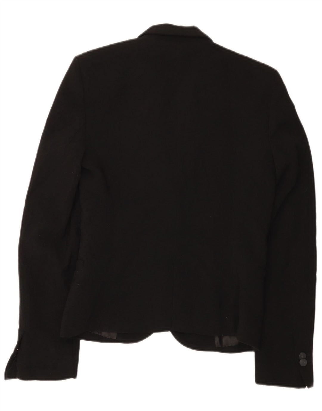 Zara Dame 1 Knap Blazer Jacket UK 6 XS Sort