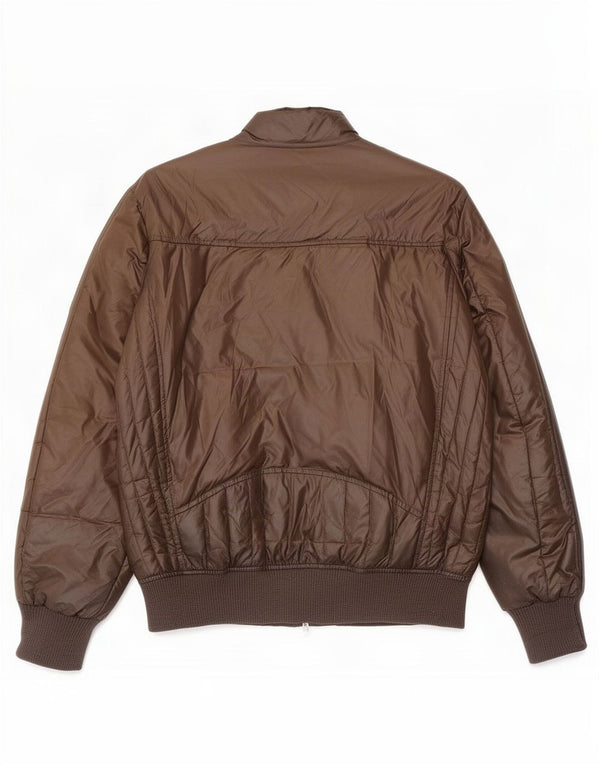 Brooksfield Mens Padded Jacket IT 50 Large Brown Polyester
