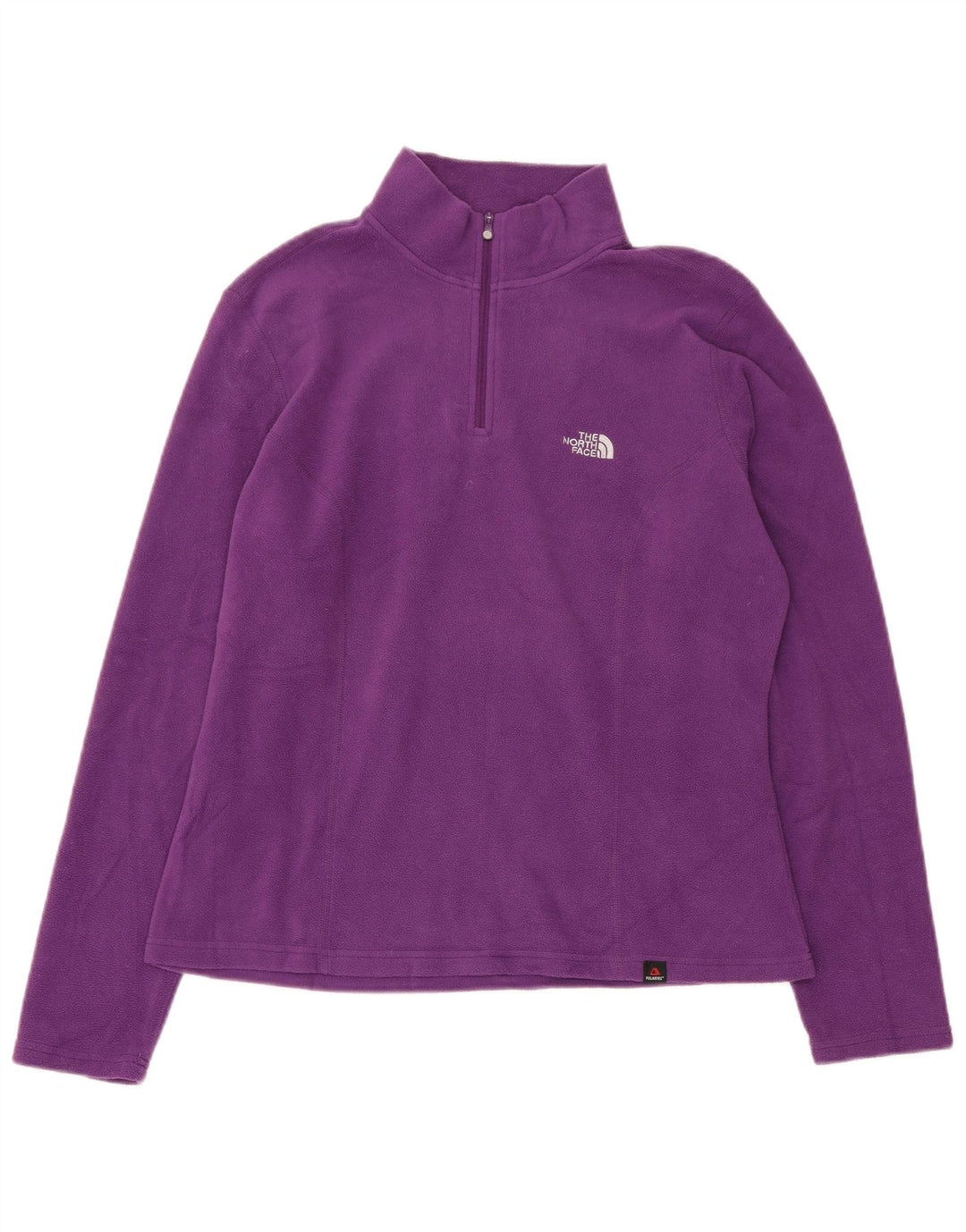 THE NORTH FACE Fleecetrøje til kvinder med lynlås DK 16 Stor lilla polyester