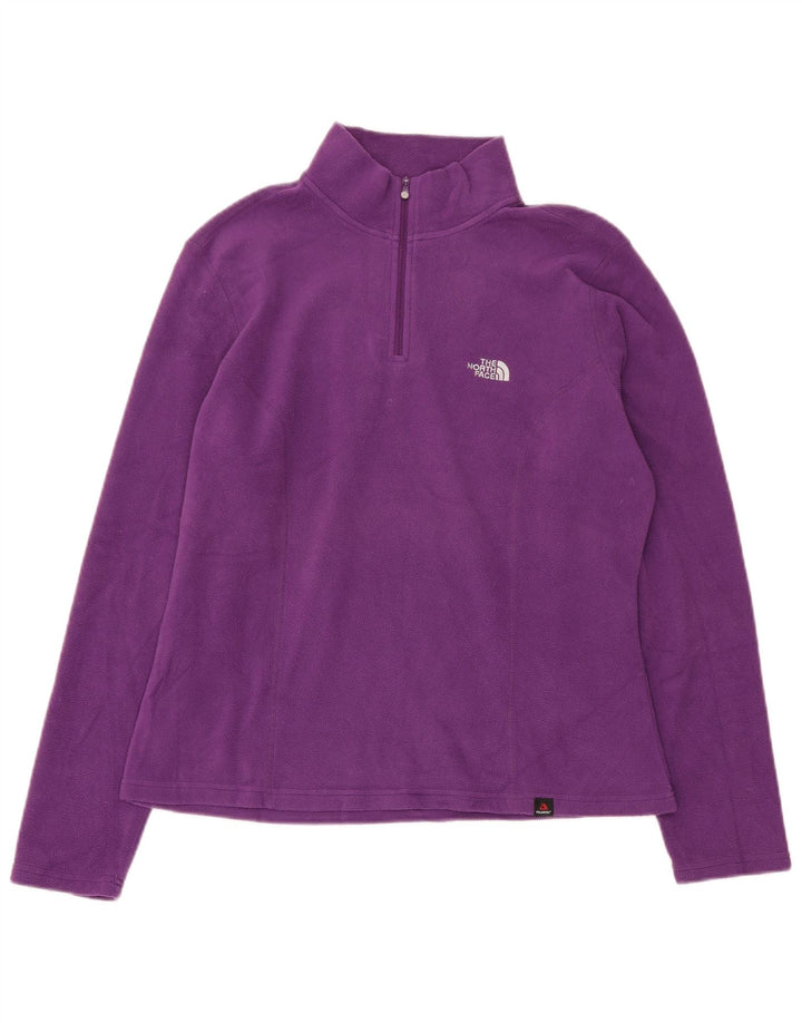 THE NORTH FACE Fleecetrøje til kvinder med lynlås DK 16 Stor lilla polyester
