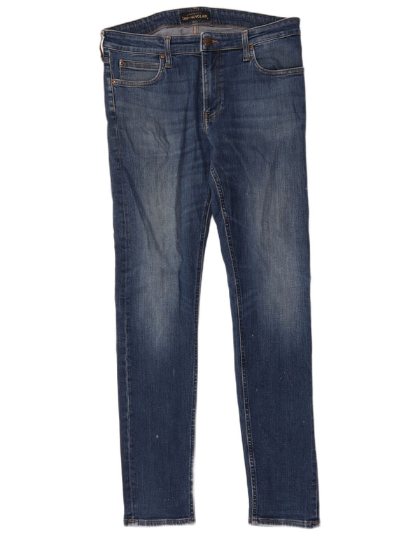 Lee Dame Malone Skinny Jeans W34 L32 Blå Bomuld