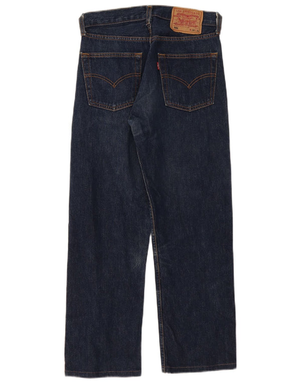 Levi's Dame 501 Straight Jeans W28 L26 Marineblå Bomuld
