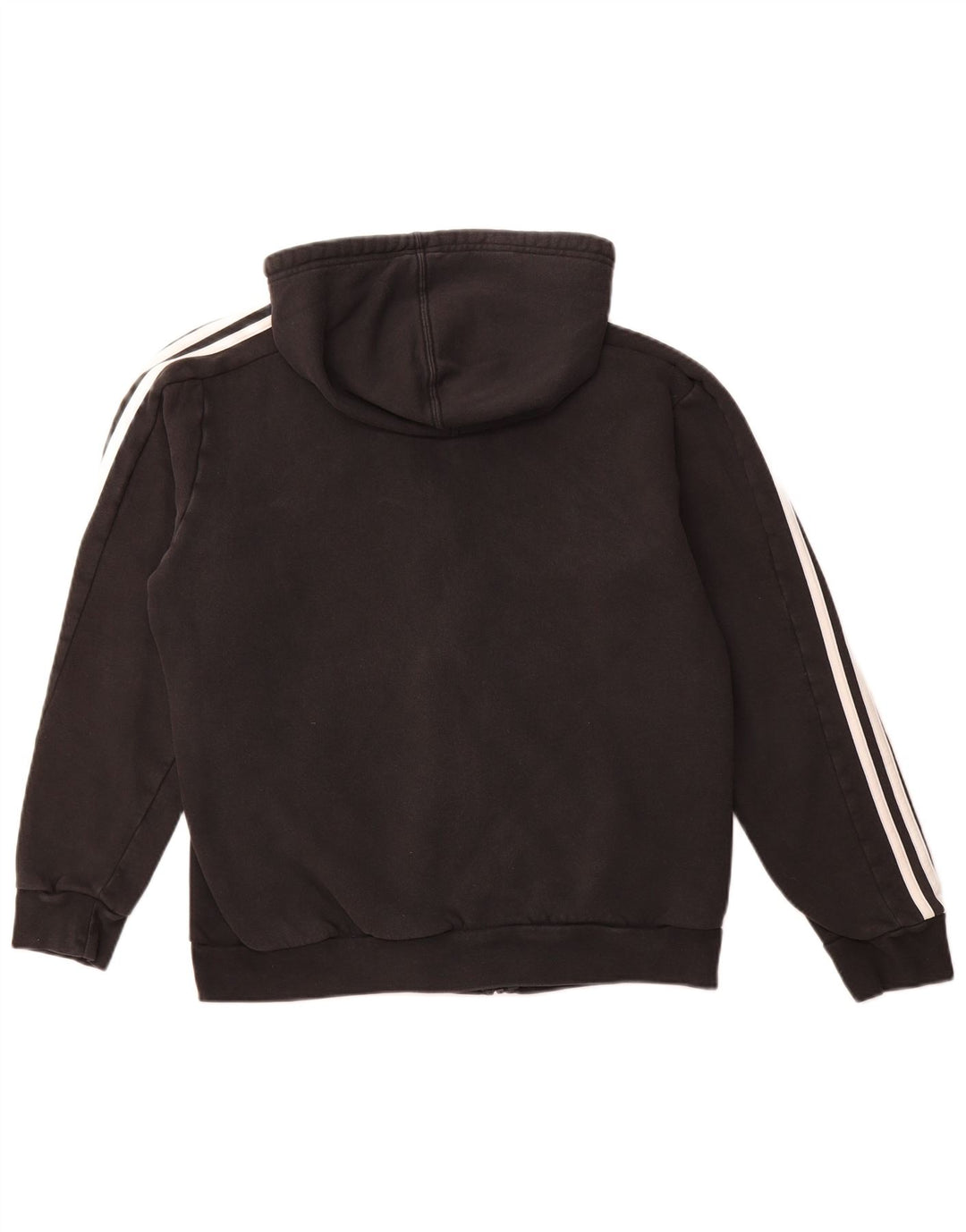 ADIDAS Hættetrøje med lynlås til mænd mellem sort bomuld