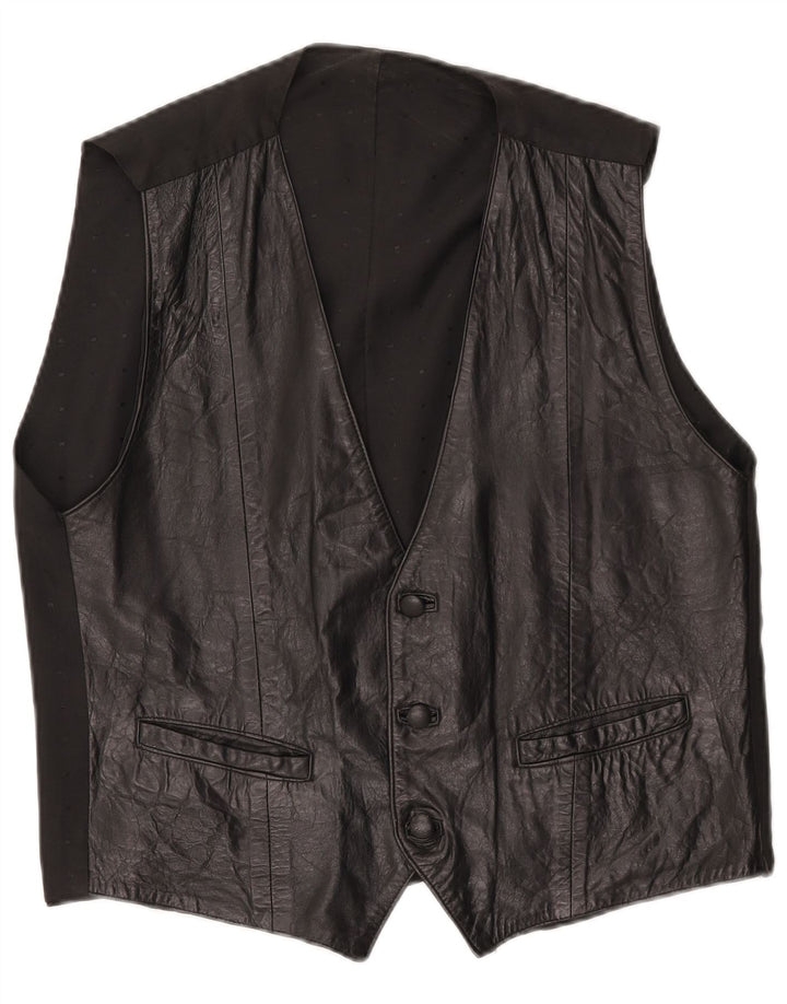 Vintage vest til mænd, medium sort
