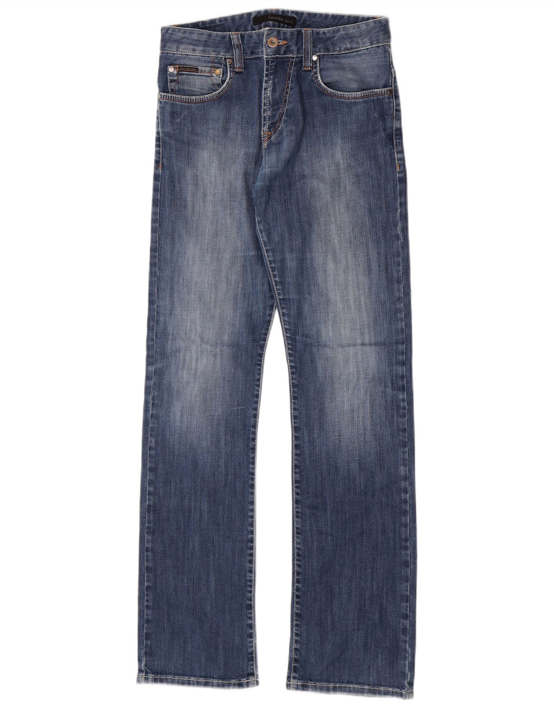 Calvin Klein Lige Jeans til kvinder W30 L34 Blå