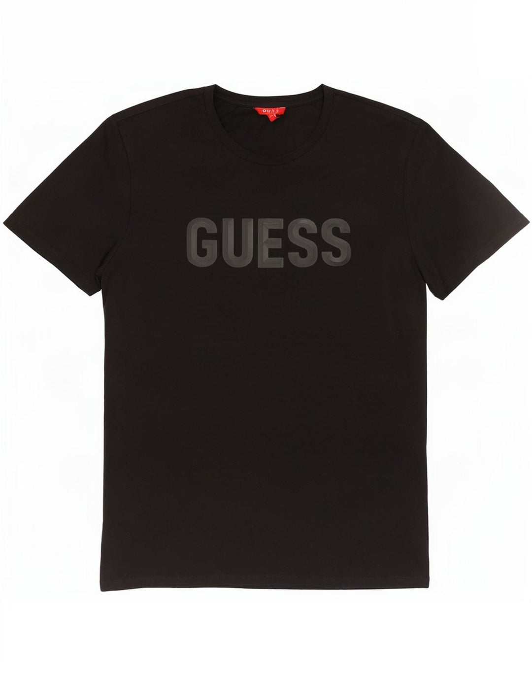 Guess Herre Grafisk T-Shirt Top Stor Sort Bomuld