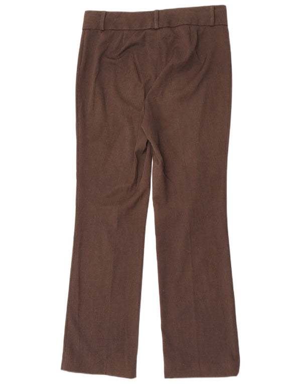 Marks & Spencer Dame Bootcut Suit Bukser UK 10 Small W32 L31 Brown