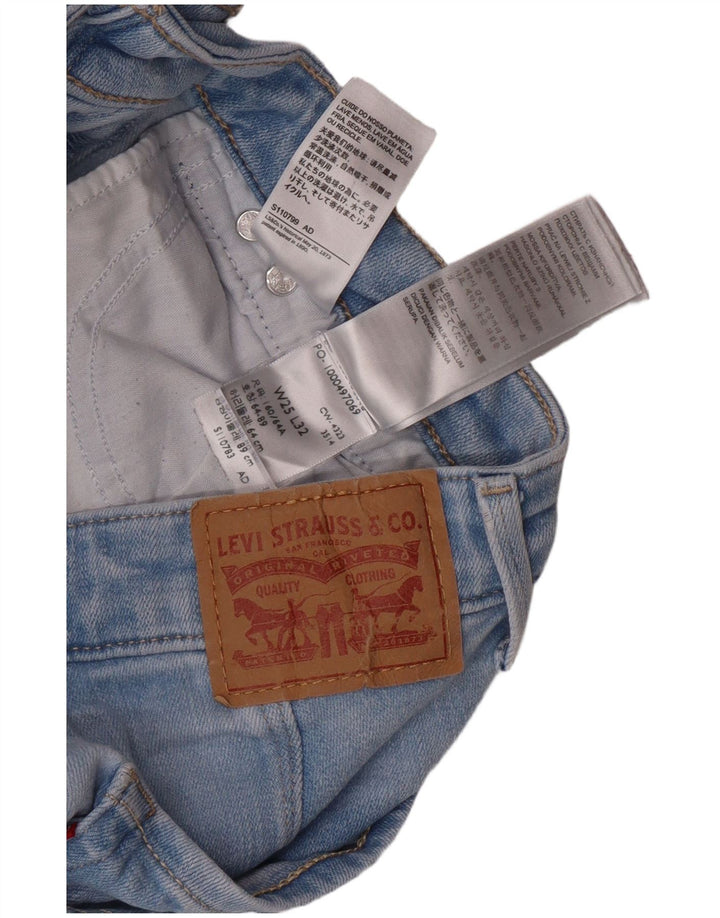 LEVI'S Womens 712 Slim Jeans W25 L29 Blue Cotton