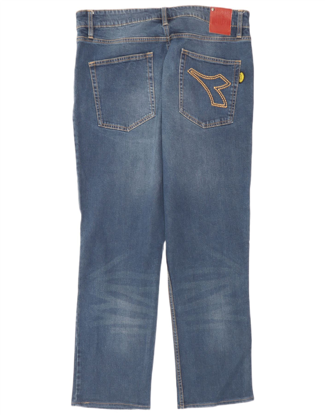 Diadora Straight Jeans til mænd W34 L30 Blå