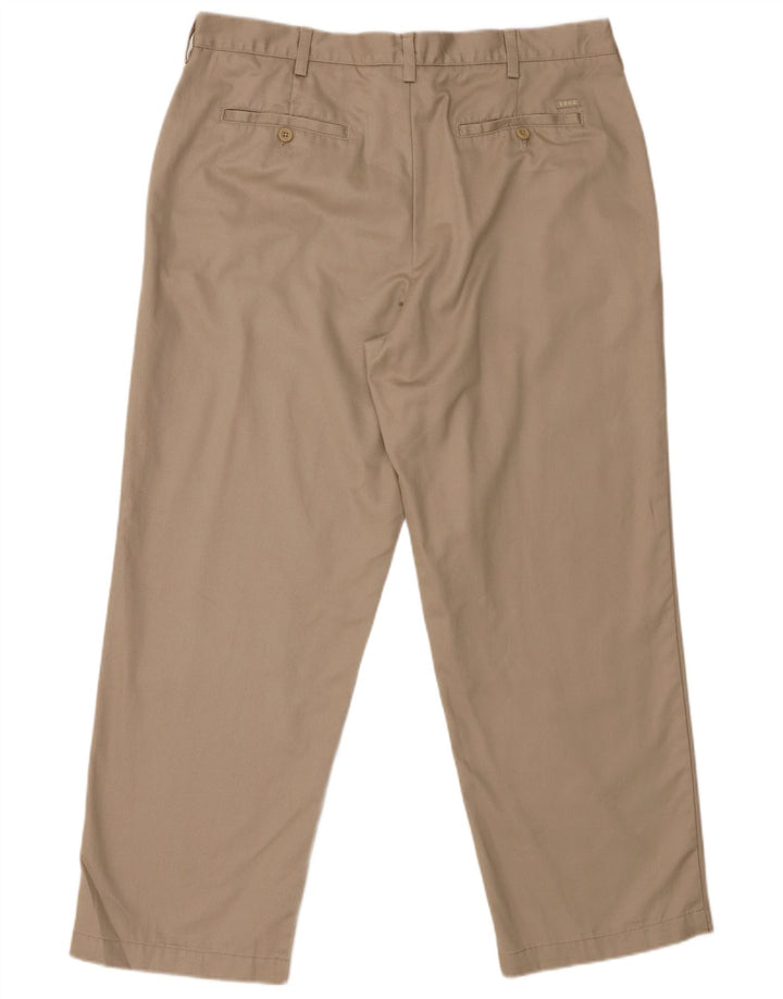 IZOD Herre Classic Fit Straight Chino Bukser W36 L29 Beige Bomuld