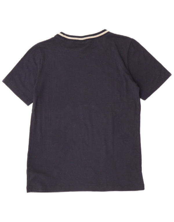 Champion Dame Easy Fit T-Shirt Top UK 20 2XL Marineblå Bomuld