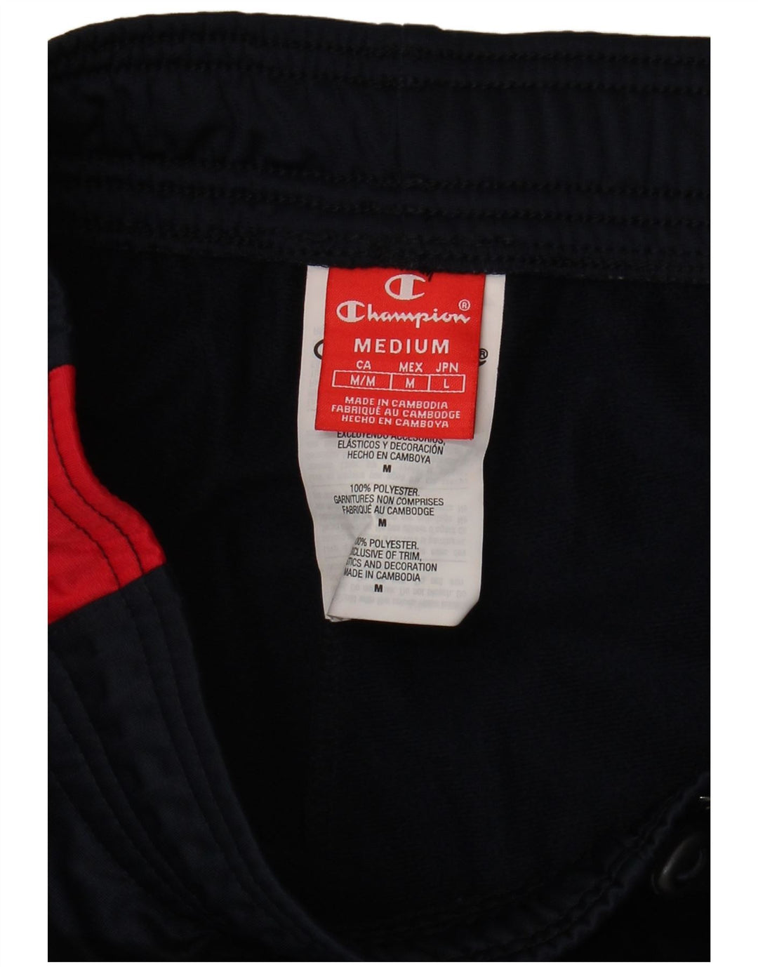 Champion Herre træningsdragt Bukser Medium Navy Blue Colourblock Polyester