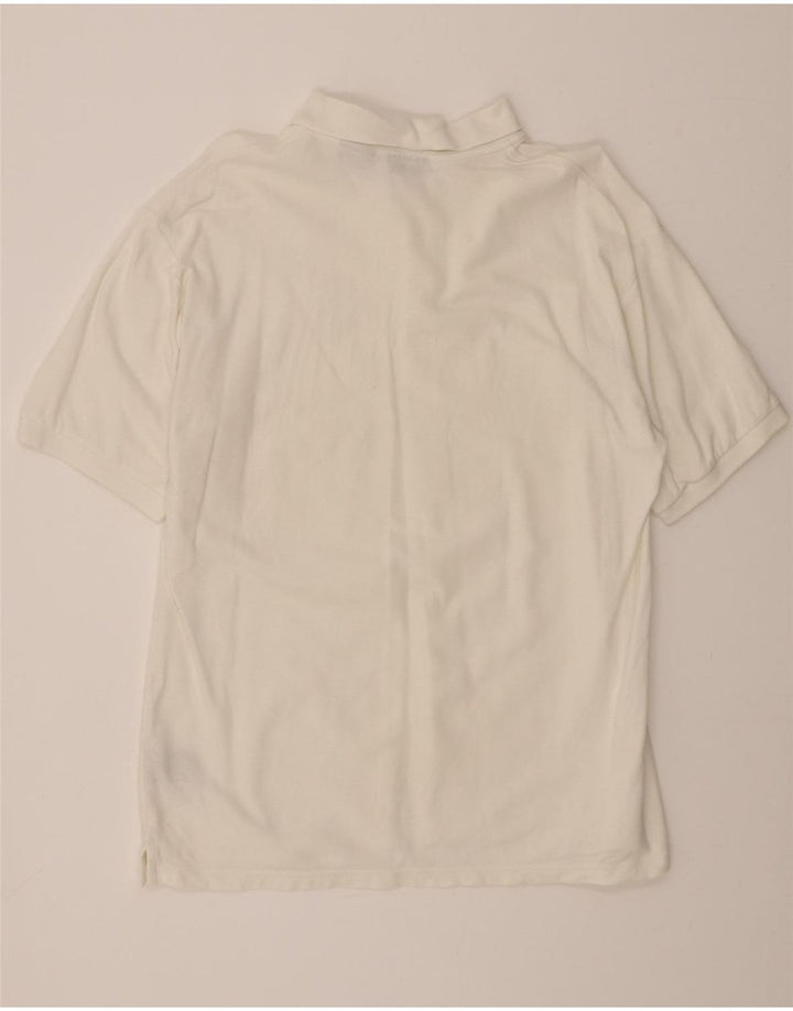 FILA Mens Polo Shirt Large White Cotton Vintage Fila and Second-Hand Fila from Messina Hembry 