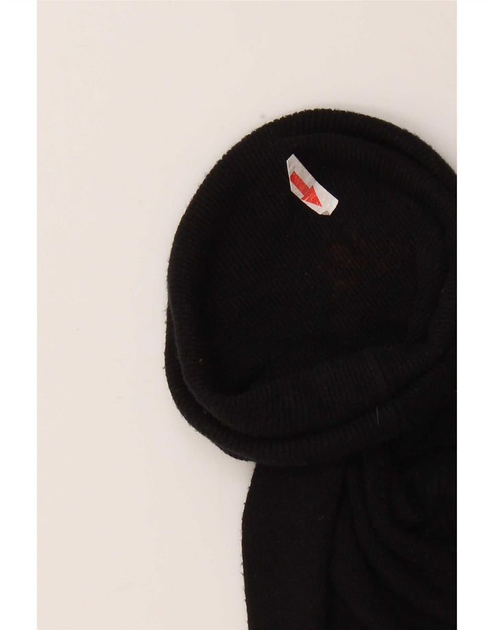 Zara Dame Rullehals Sweater UK 8 Small Black Viscose