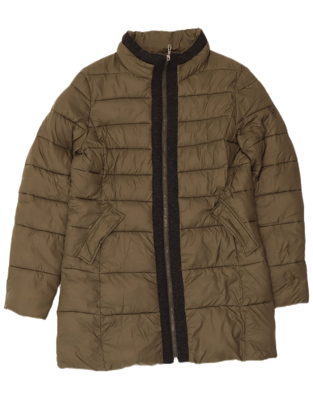 Guess Polstret frakke til mænd UK 40 Large Khaki Polyamid