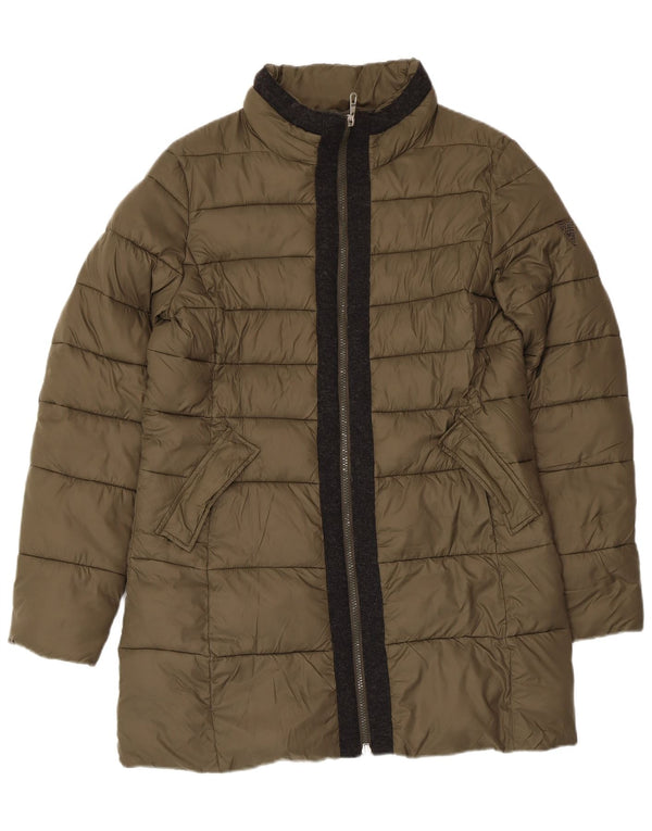 Guess Polstret frakke til mænd UK 40 Large Khaki Polyamid