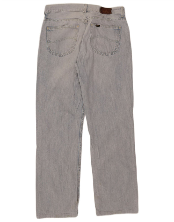 Lee Straight Jeans til mænd W34 L30 blå bomuld