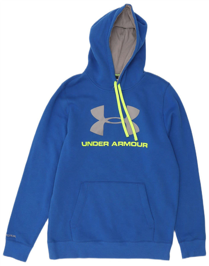 Under Armour Grafisk hættetrøje til mænd mellemblå bomuld