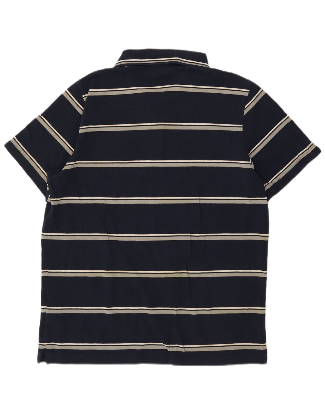 Reebok Poloshirt til mænd Stor marineblå stribet bomuld