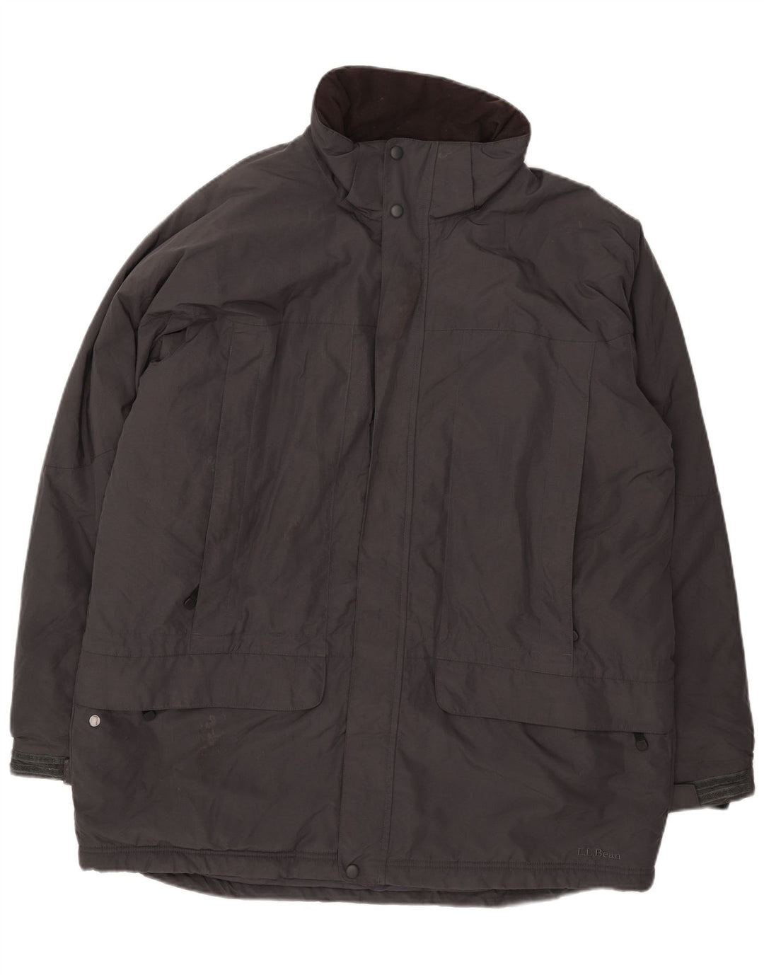 L.L.Bean Herre Tall Utility Jacket UK 42 XL Grå Nylon