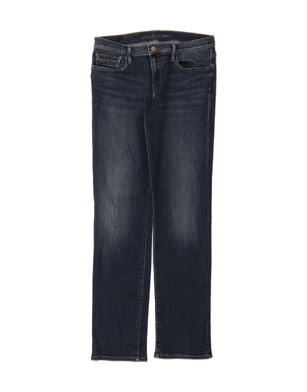 CALVIN KLEIN Womens Straight Jeans W31 L32 Blue Cotton Vintage Calvin Klein and Second-Hand Calvin Klein from Messina Hembry 