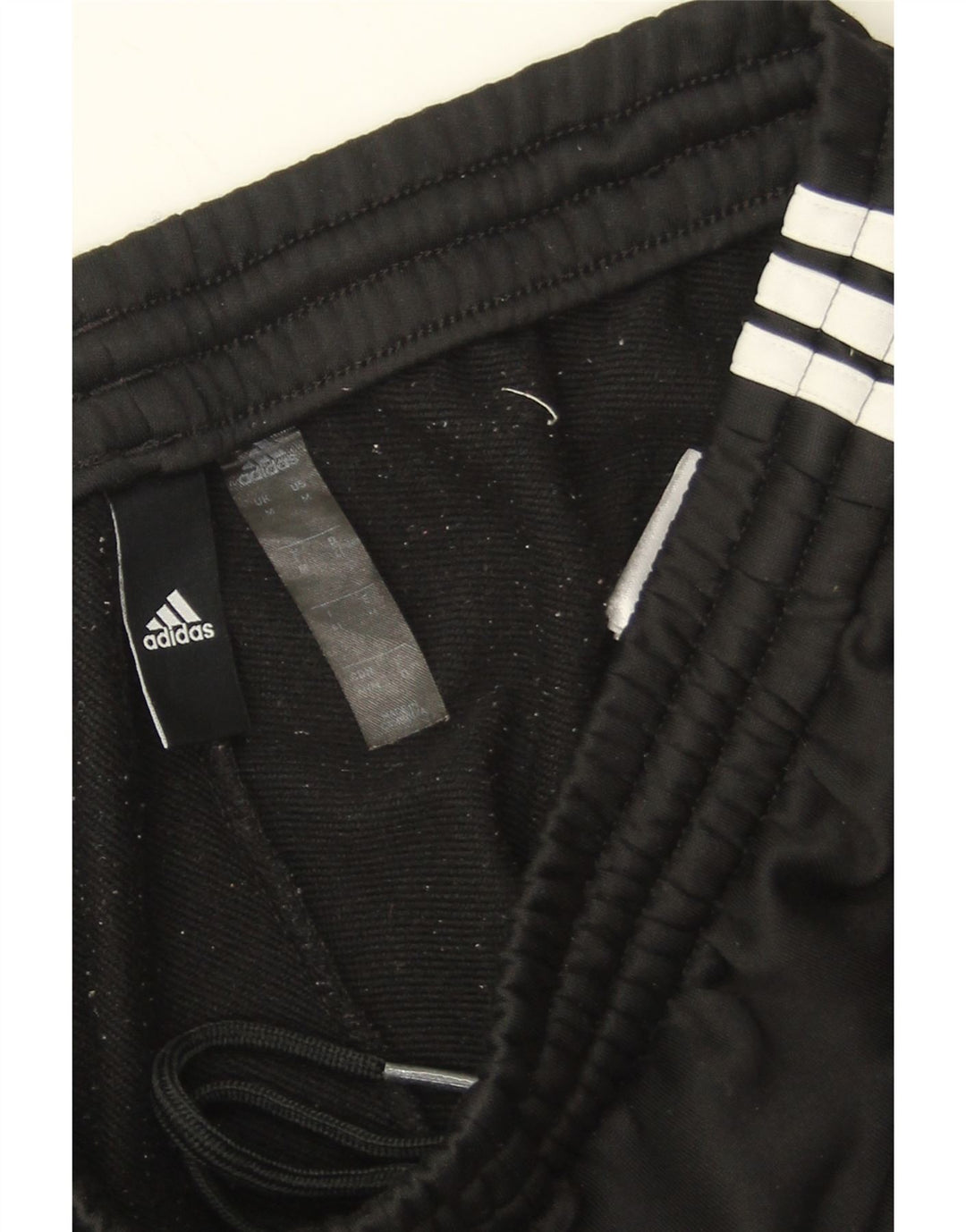 Adidas Træningsdragtsbukser til kvinder UK 12 Medium Sort Colourblock Polyester