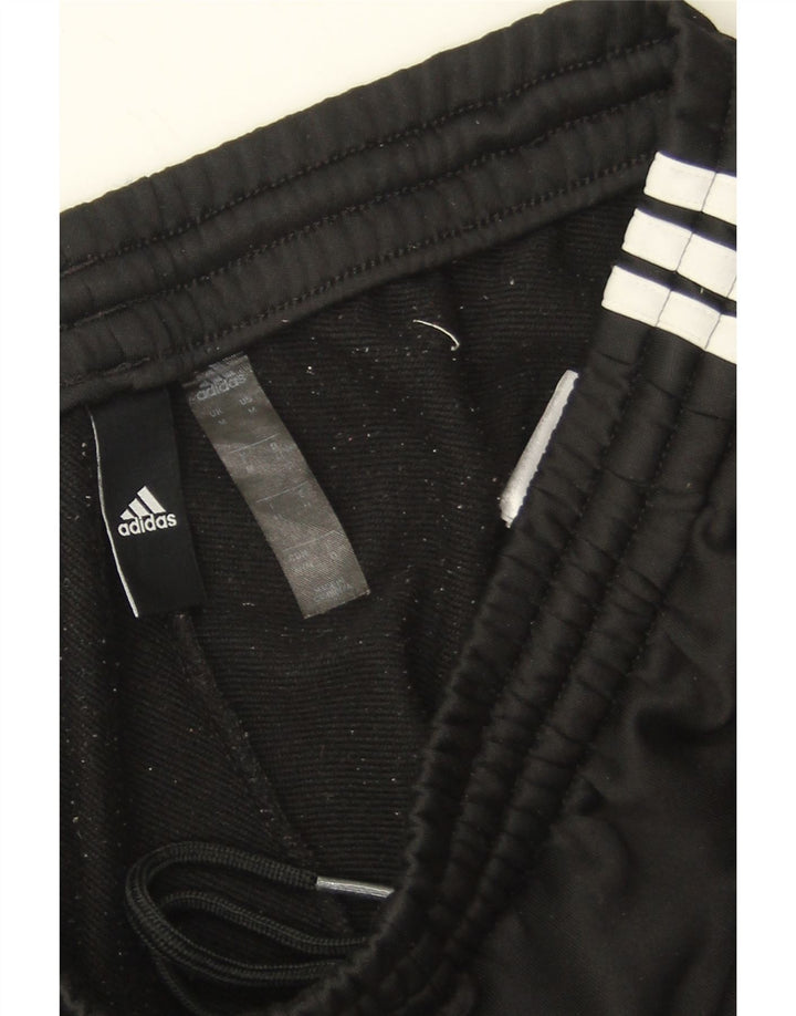 Adidas Træningsdragtsbukser til kvinder UK 12 Medium Sort Colourblock Polyester