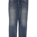 Tommy Hilfiger Herre Distressed Slim Jeans W34 L32 Blå Bomuld