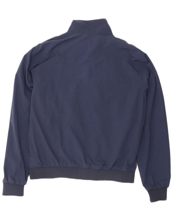 ASICS Bomberjakke til mænd UK 40 Large Navy Blue Nylon