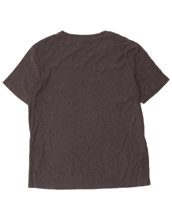 Jack & Jones Herre grafisk T-shirt Top XL Grå Flecked Bomuld