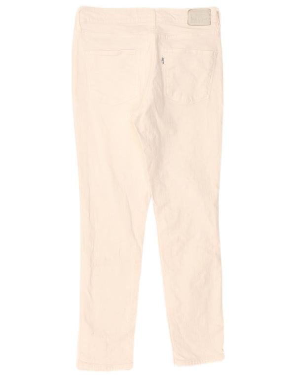 Levi's Womens 311 Shaping Skinny Jeans W29 L28 Hvid Bomuld