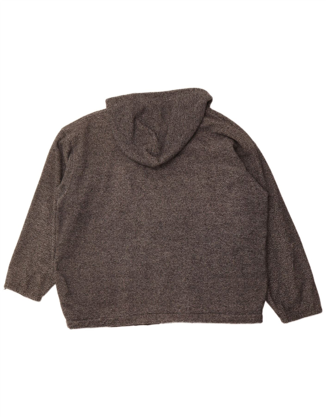 CHAMPION Herre hættejakke i fleece UK 42 XL Grå nålestribet polyester