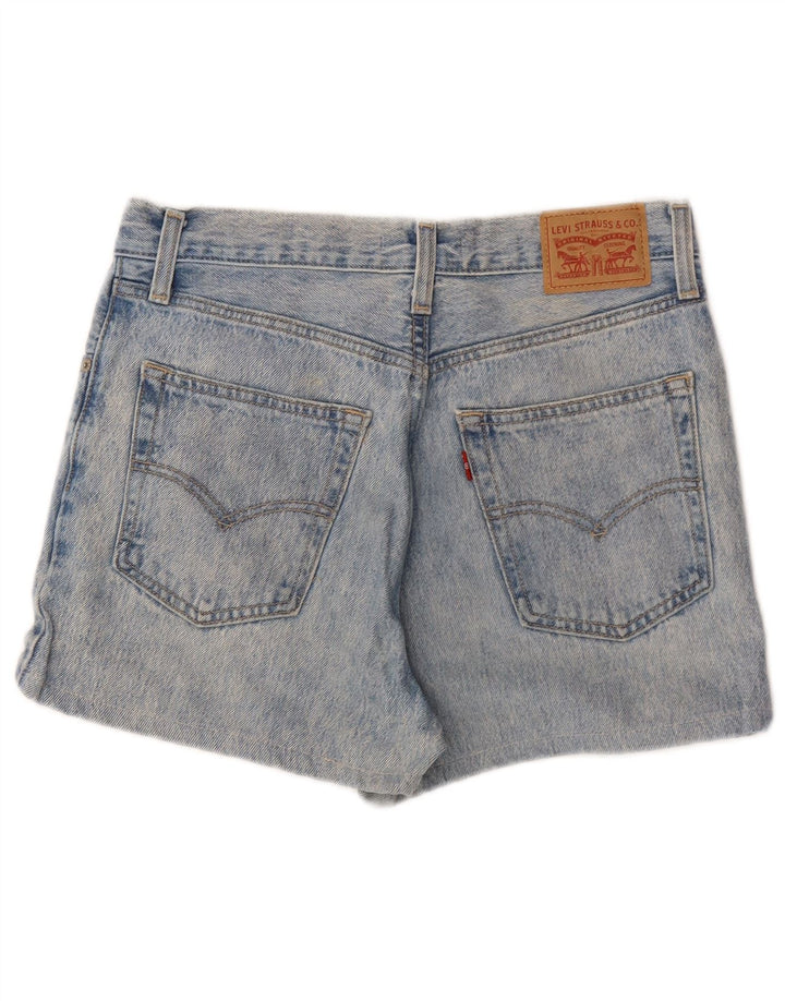 LEVI'S Baggy denimshorts til kvinder W27 Små blå bomuld