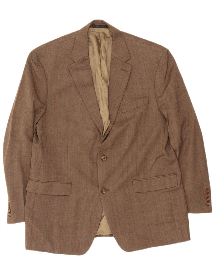 Ralph Lauren Herre 2-knaps blazerjakke UK 43 Stor beige sildebensuld