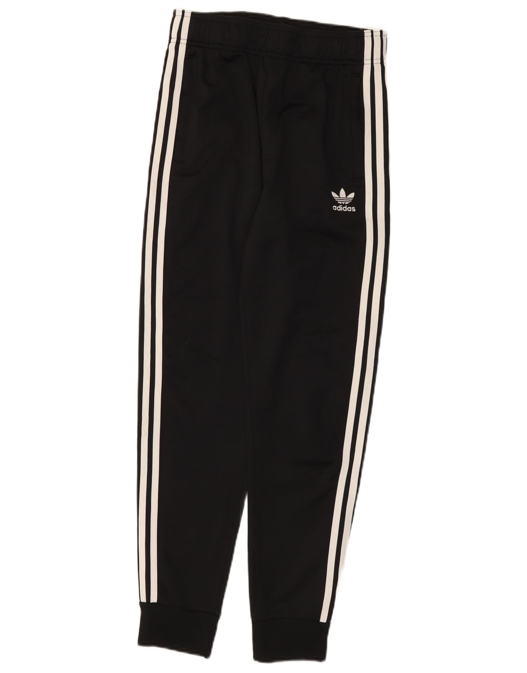 Adidas Drenge Træningsdragt Bukser Joggers 13-14 År Sort Polyester